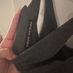 Naked Wardrobe Gray Dress